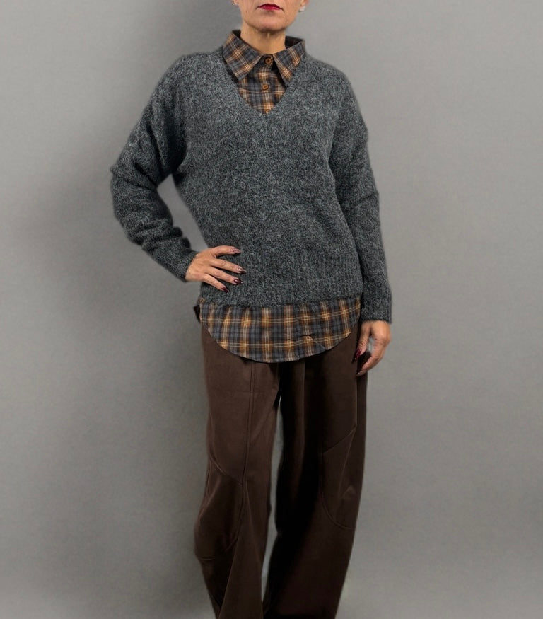 Maglione scollo a V