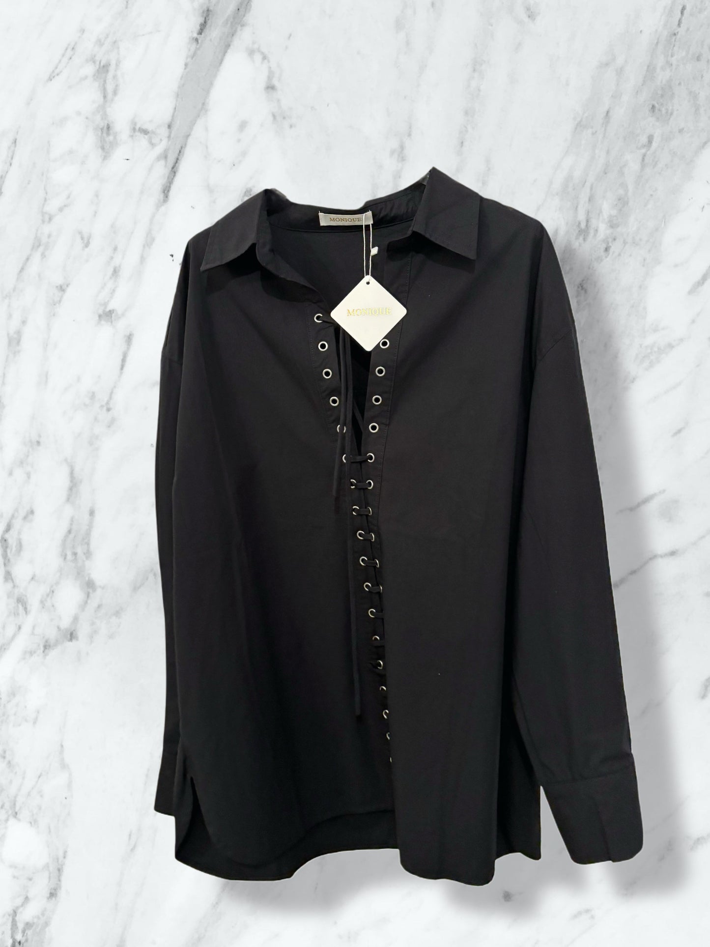 Camicia Lace-Up- Disponibile in 3 colori