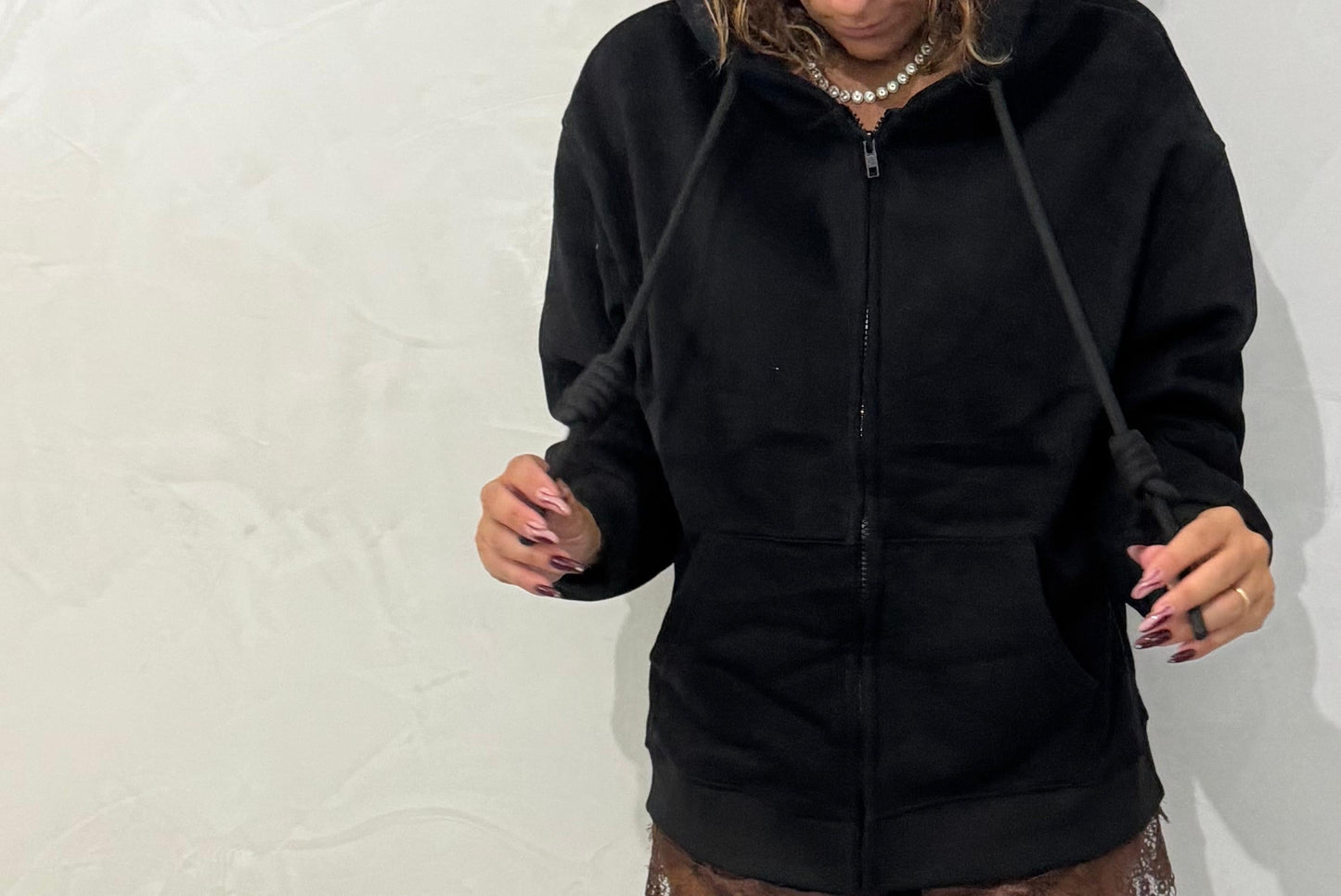 Felpa con cappuccio e zip ModaFilo.com modafilo