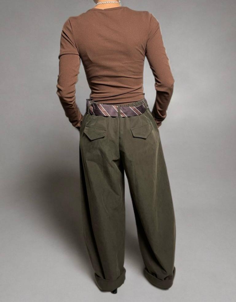 Pantalone balloon con cintura cravatta ModaFilo.com modafilo