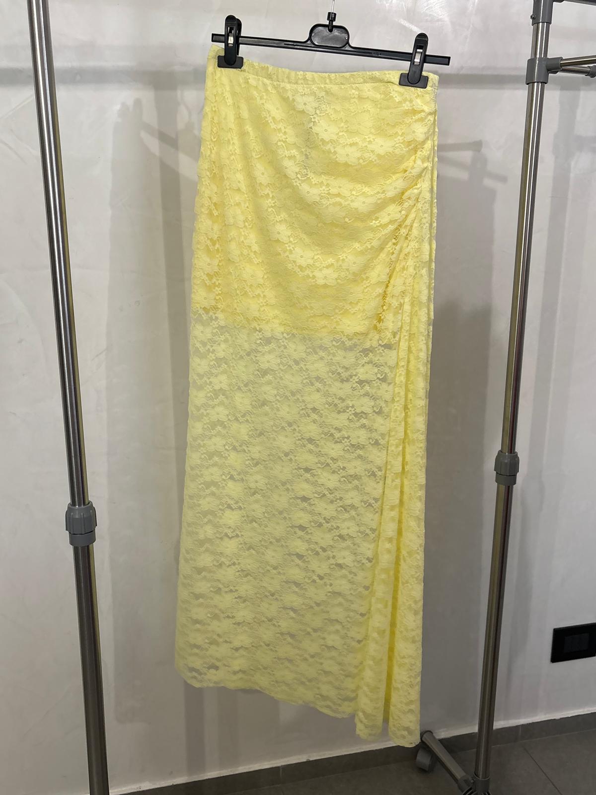 Gonna lunga in pizzo con fantasia floreale Lumina ModaFilo.com modafilo