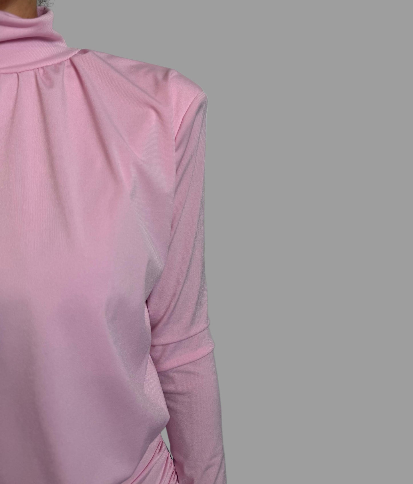Mini abito drappeggiato rosa ModaFilo.com modafilo