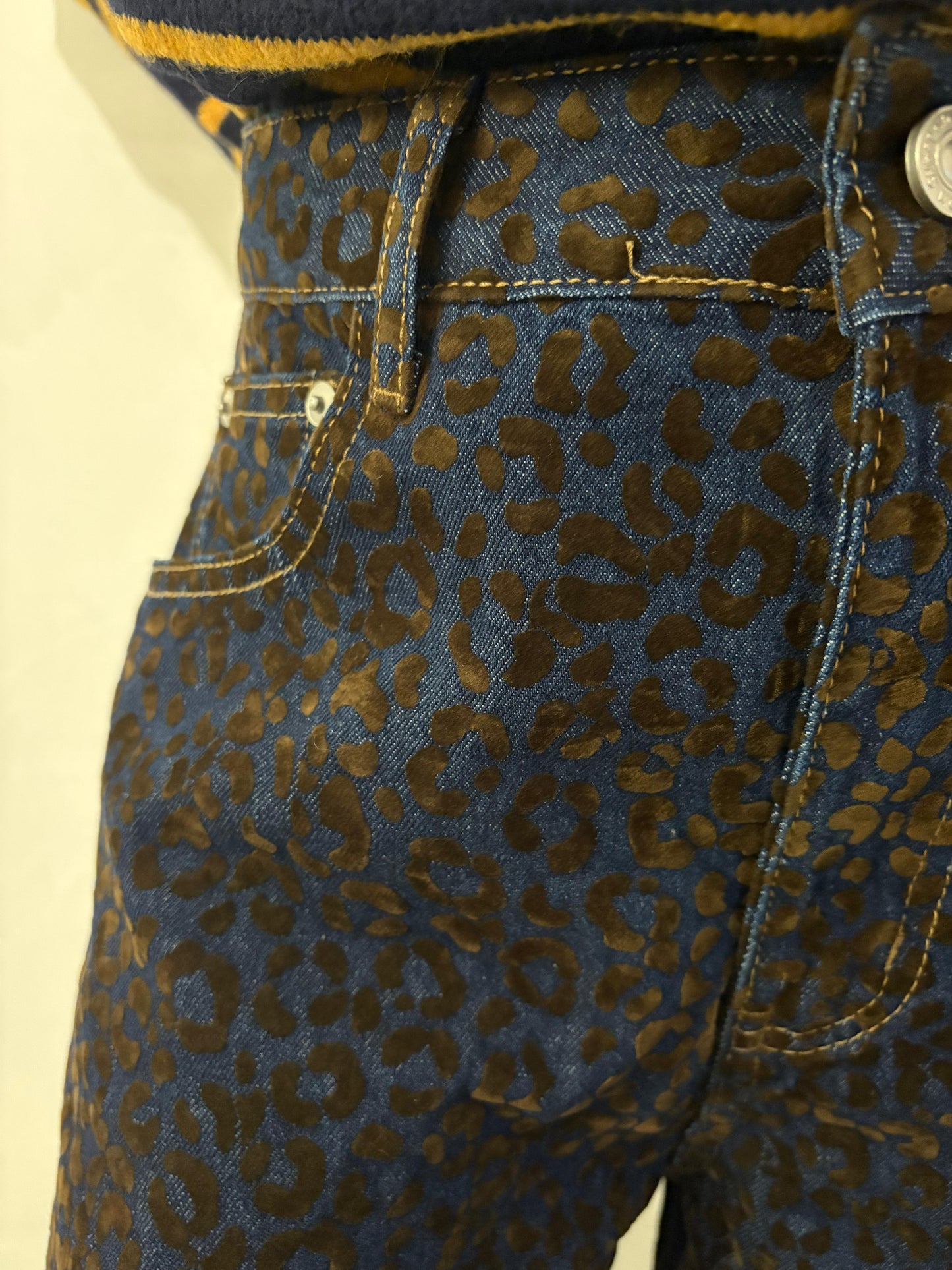 Jeans Baggy balloon maculato in velluto ModaFilo.com modafilo