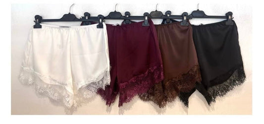 Shorts in satin e pizzo ModaFilo.com modafilo