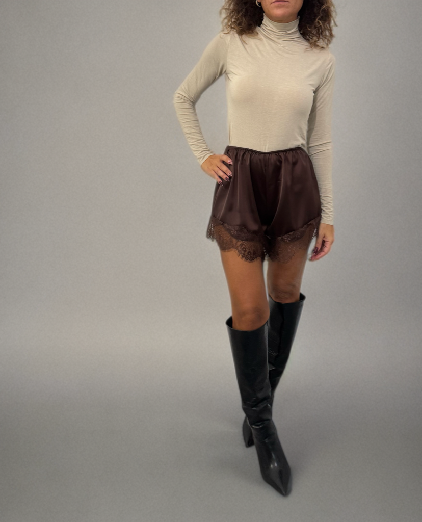 Dolcevita a costine chic beige chiaro ModaFilo.com modafilo