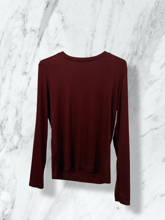 Maglia bordeaux in viscosa
