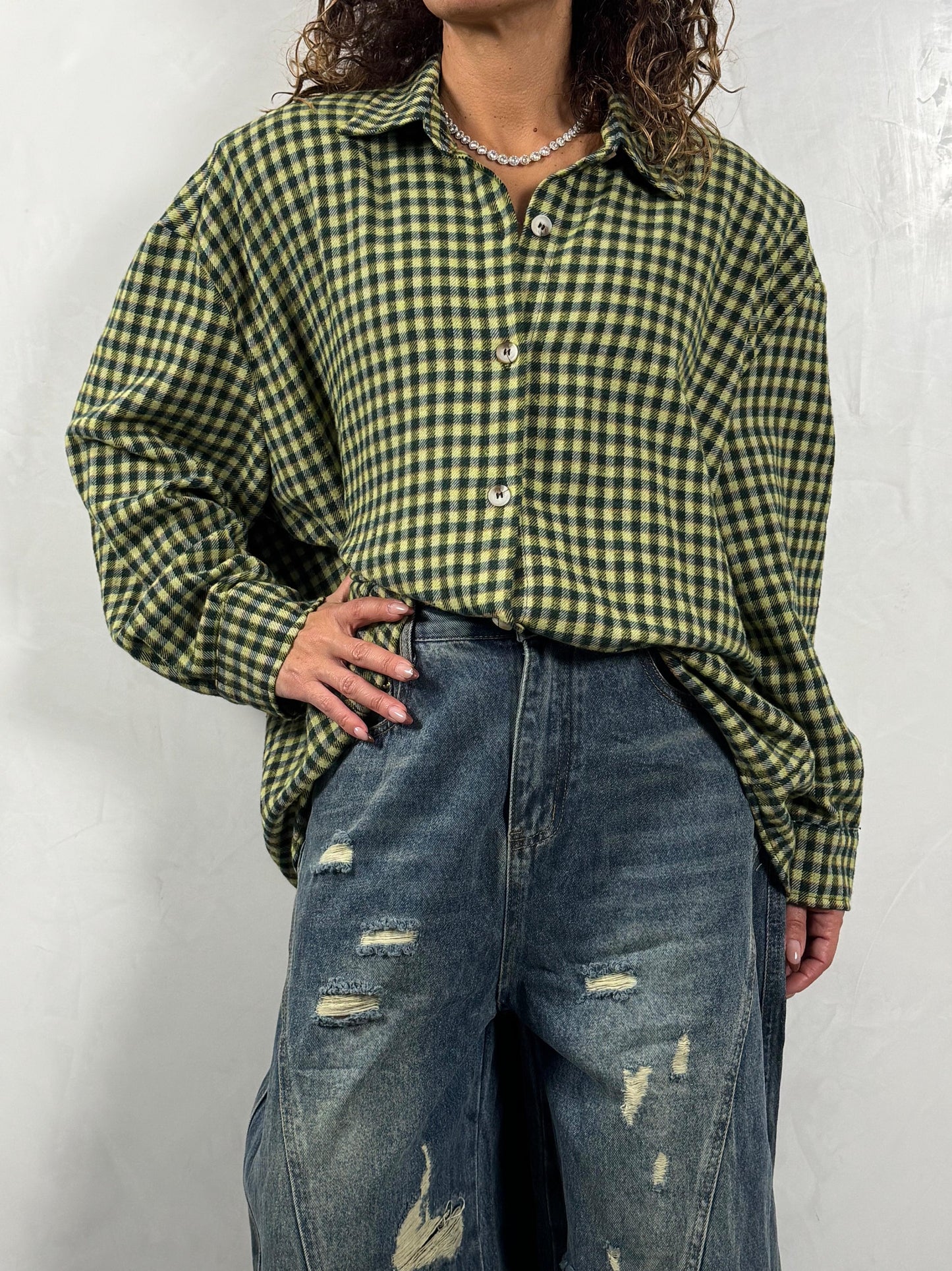 Camicia tartan in flanella con spalle imbottite ModaFilo.com modafilo