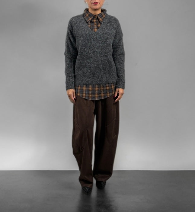 Maglione scollo a V