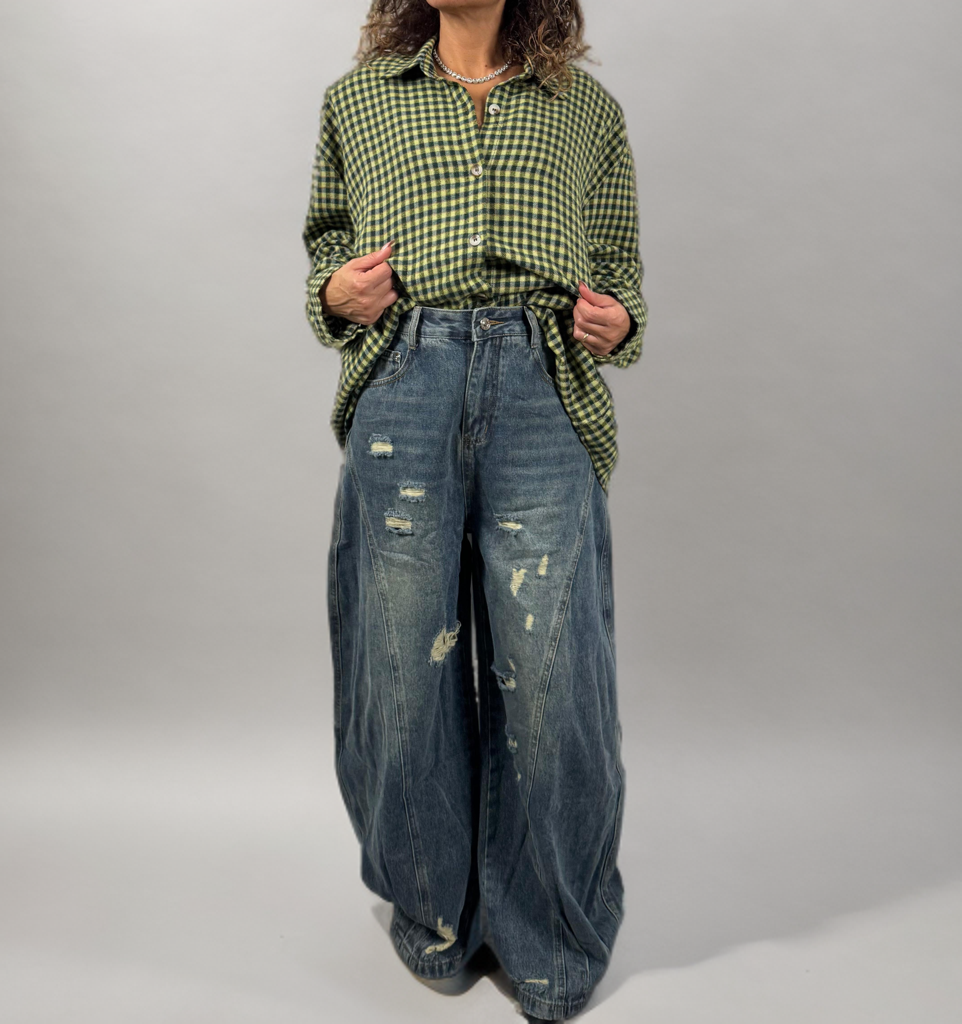 Camicia tartan in flanella con spalle imbottite ModaFilo.com modafilo