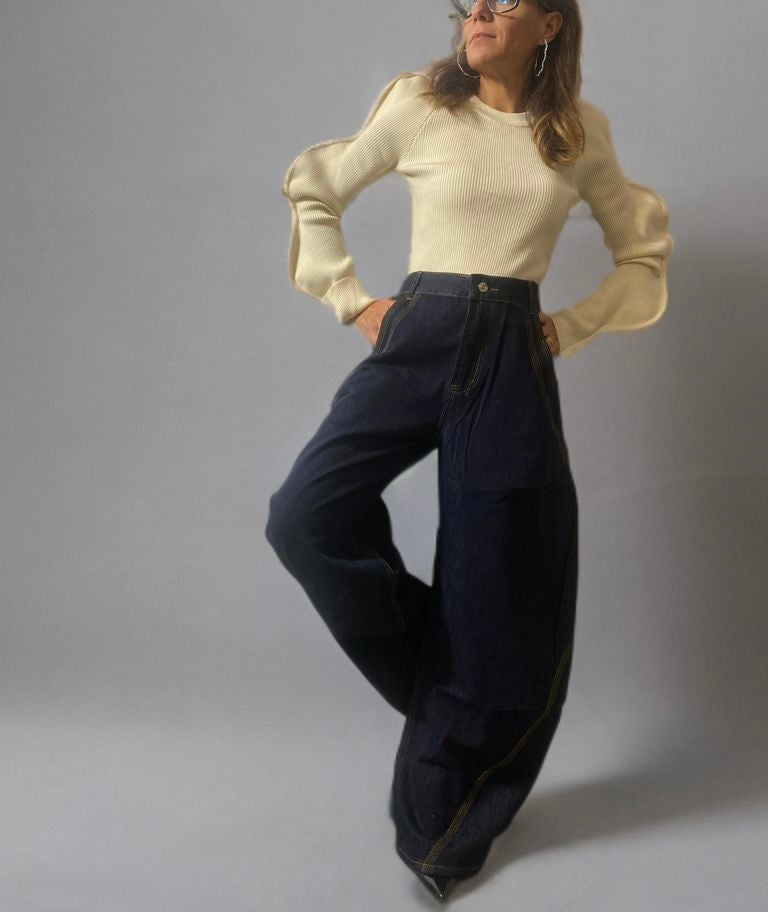 Jeans balloon Monique - Disponibile in 2 colori ModaFilo.com modafilo