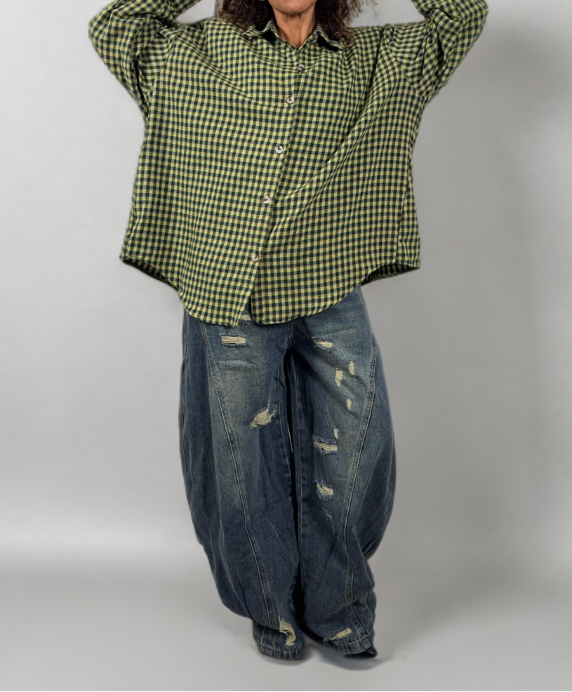 Camicia tartan in flanella con spalle imbottite ModaFilo.com modafilo