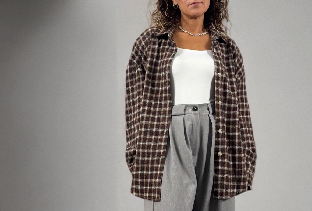 Camicia tartan in flanella con spalle imbottite ModaFilo.com modafilo