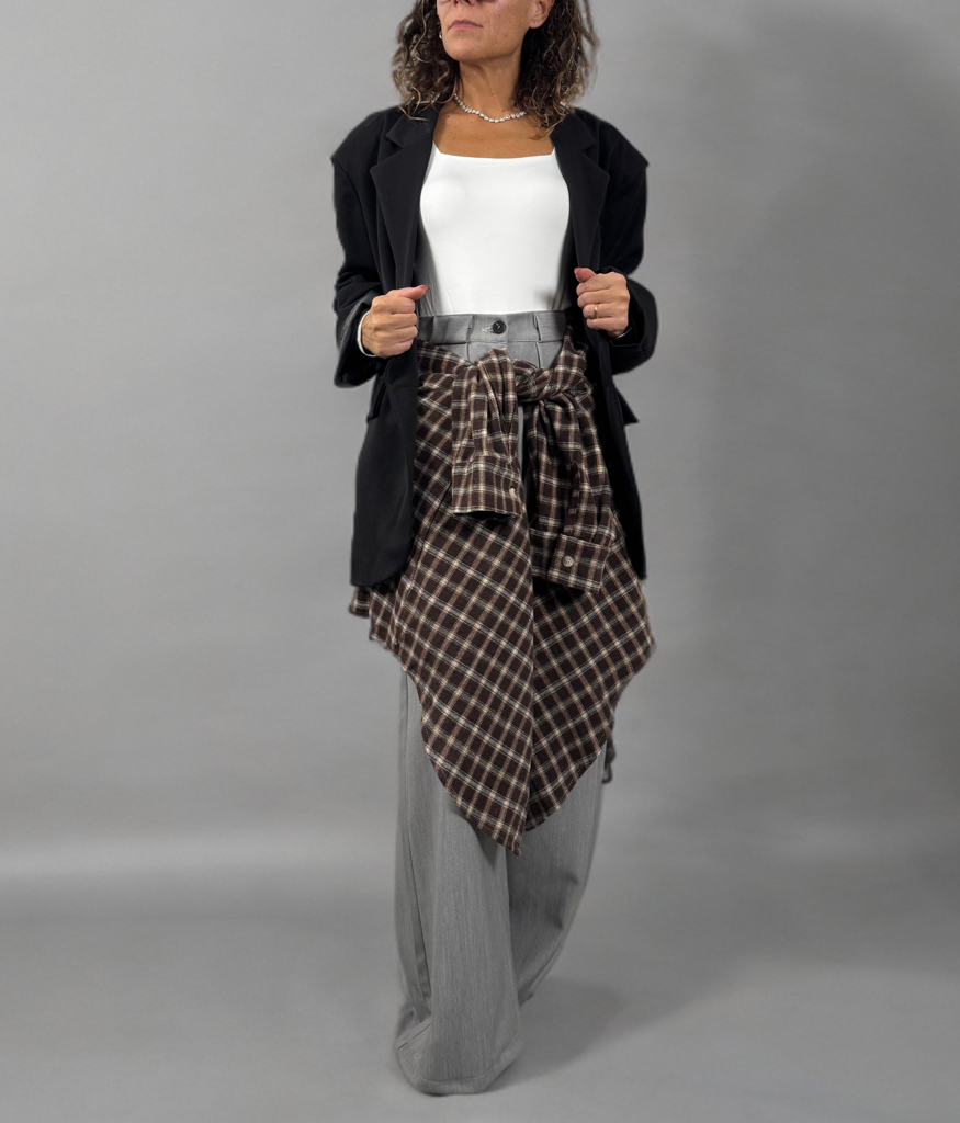 Camicia tartan in flanella con spalle imbottite ModaFilo.com modafilo