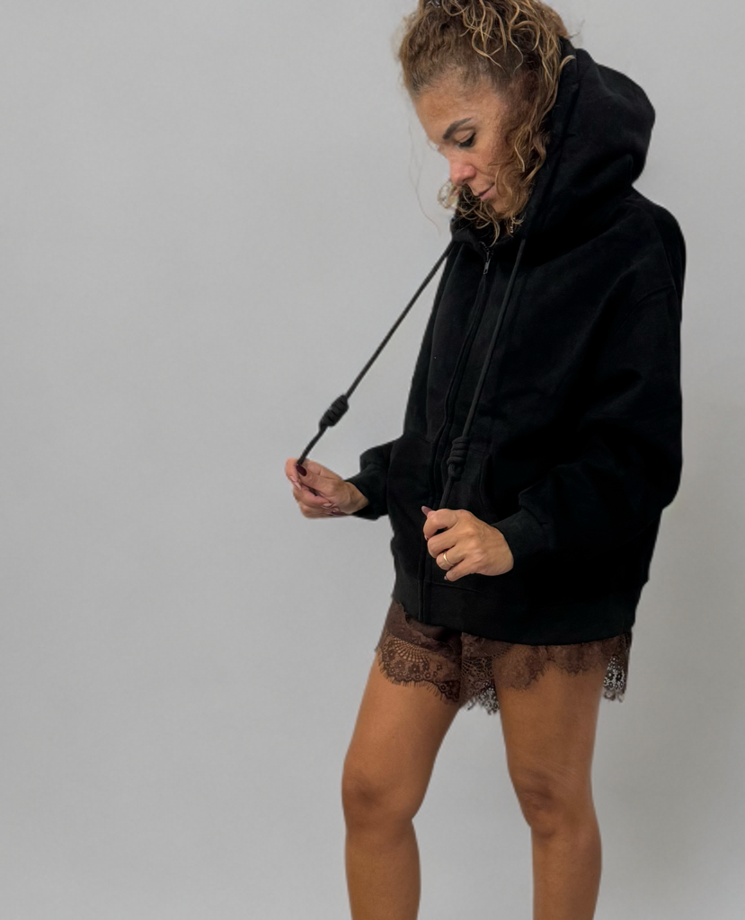 Felpa con cappuccio e zip ModaFilo.com modafilo
