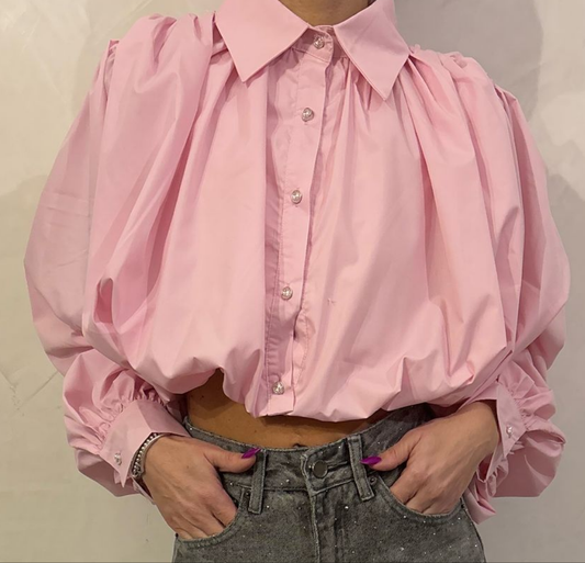 Camicia con maniche a sbuffo ModaFilo.com modafilo