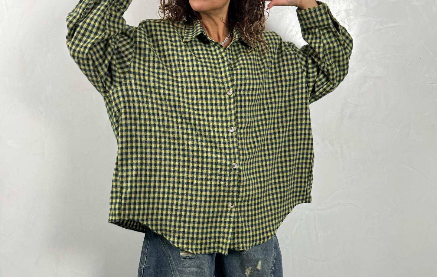 Camicia tartan in flanella con spalle imbottite ModaFilo.com modafilo