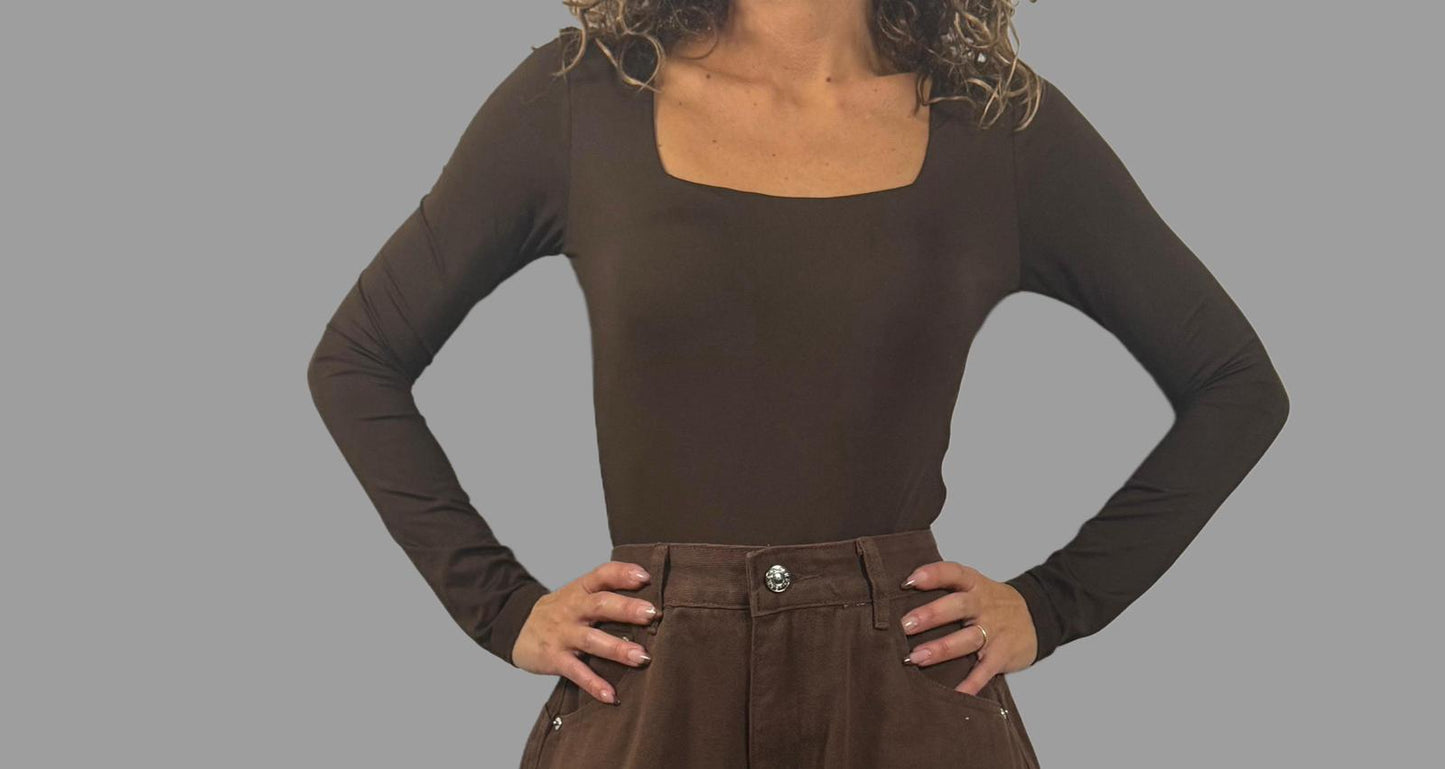 Body con scollo quadrato ModaFilo.com modafilo