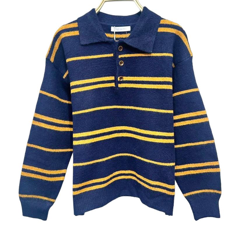 Polo a righe in maglia ModaFilo.com modafilo