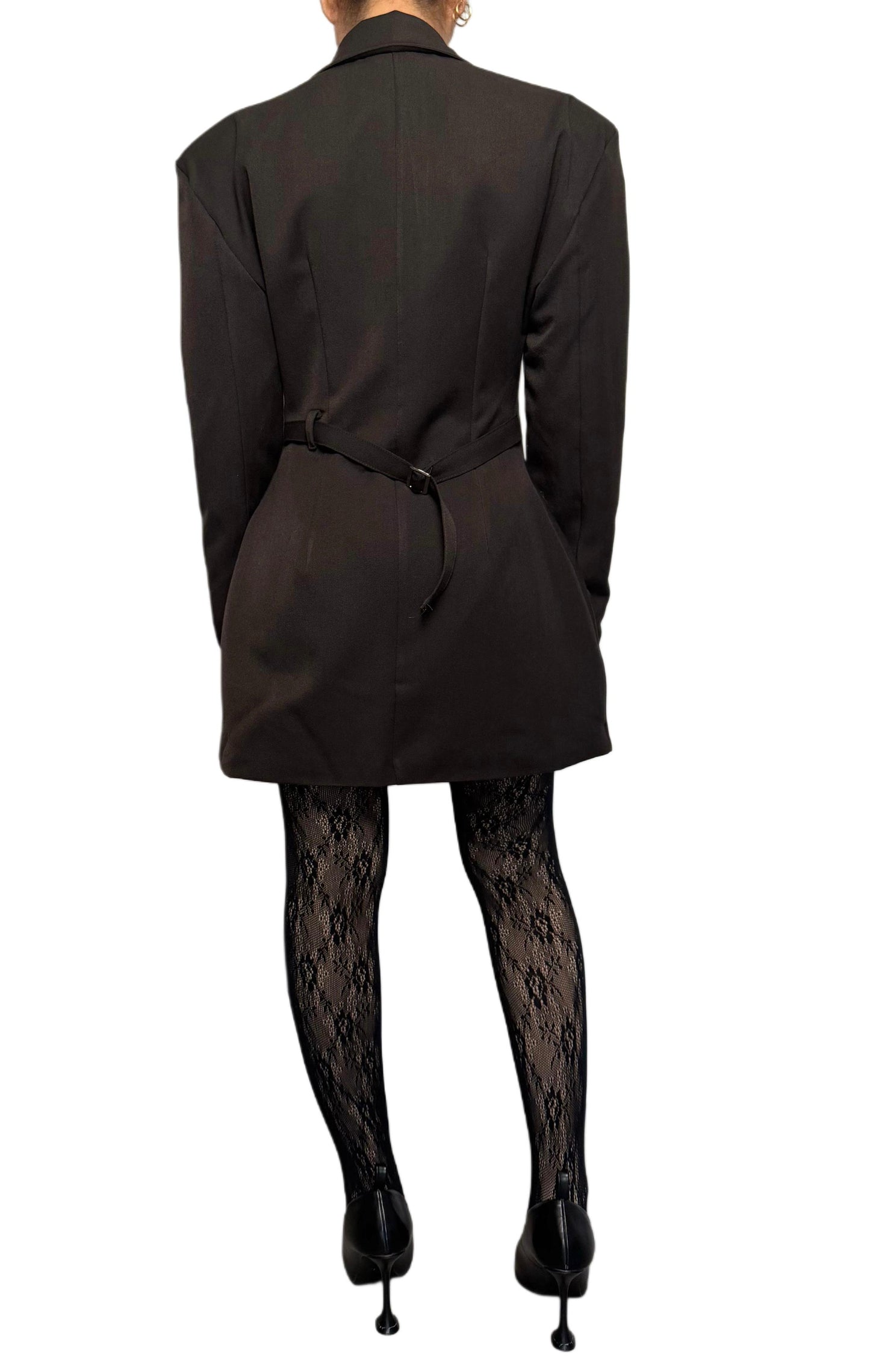 Abito in blazer marrone