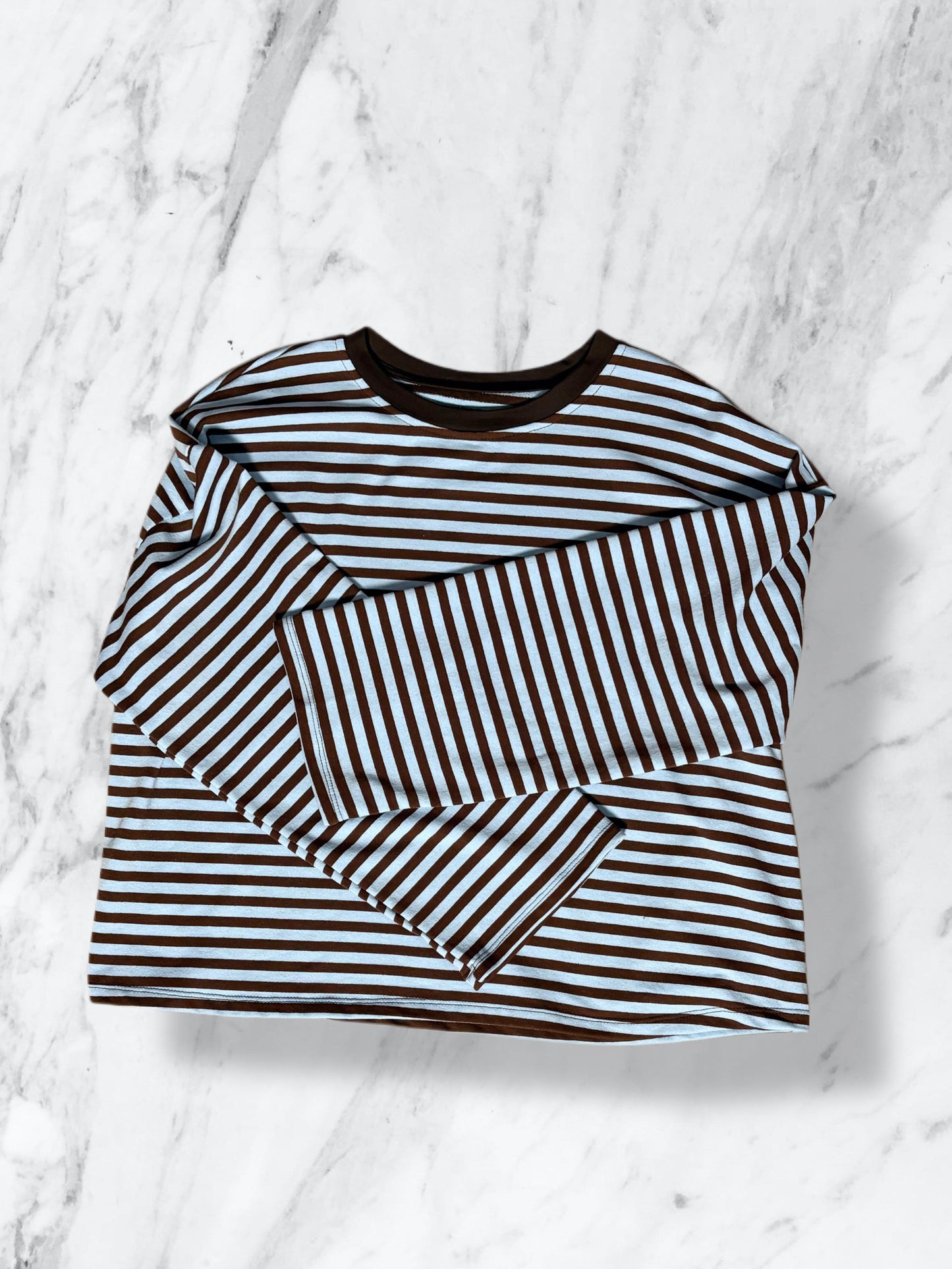 Maglia a righe over con manica ampia ModaFilo.com modafilo