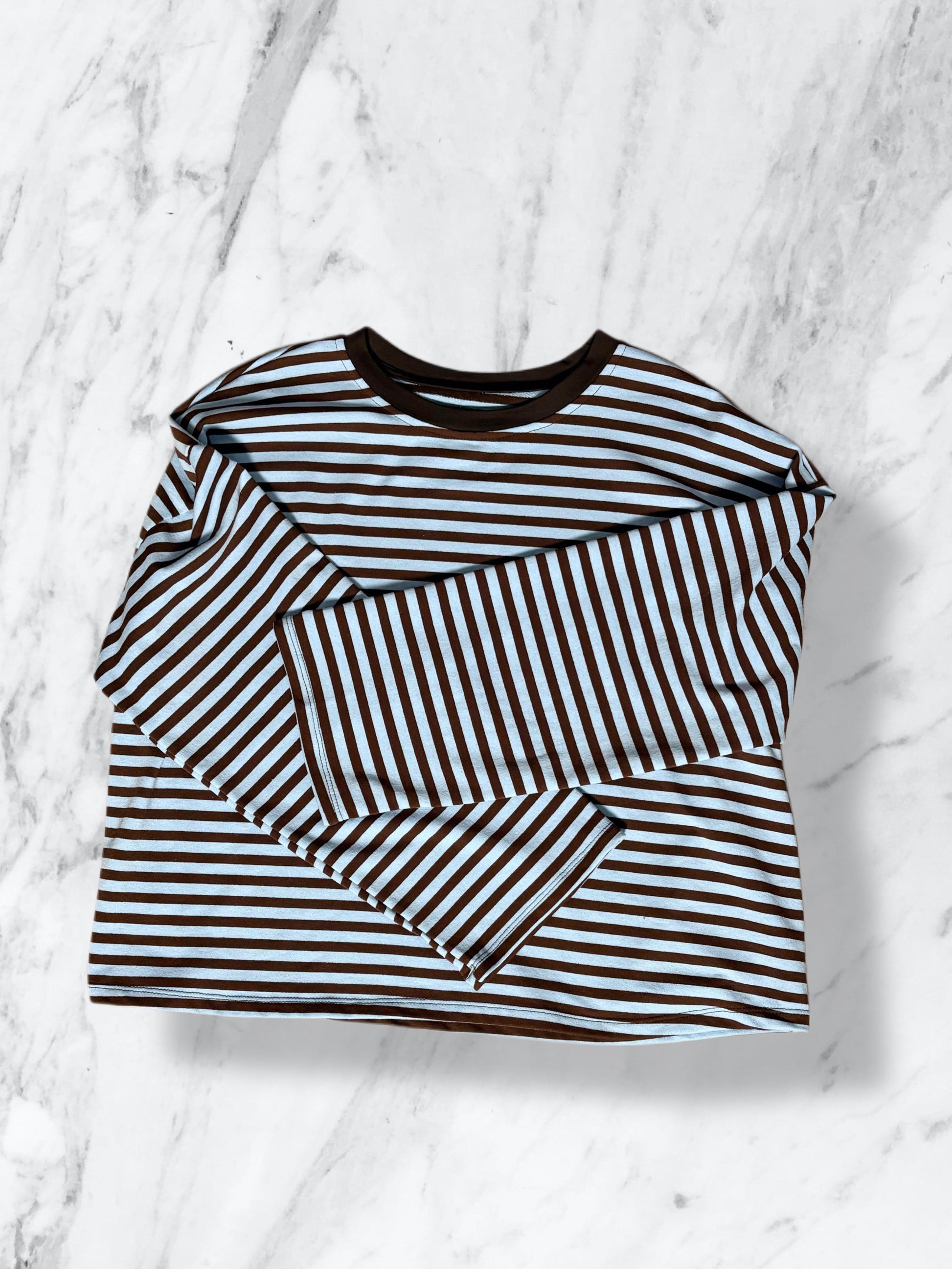 Maglia a righe over con manica ampia ModaFilo.com modafilo