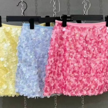 Gonna mini in paillettes ModaFilo.com modafilo