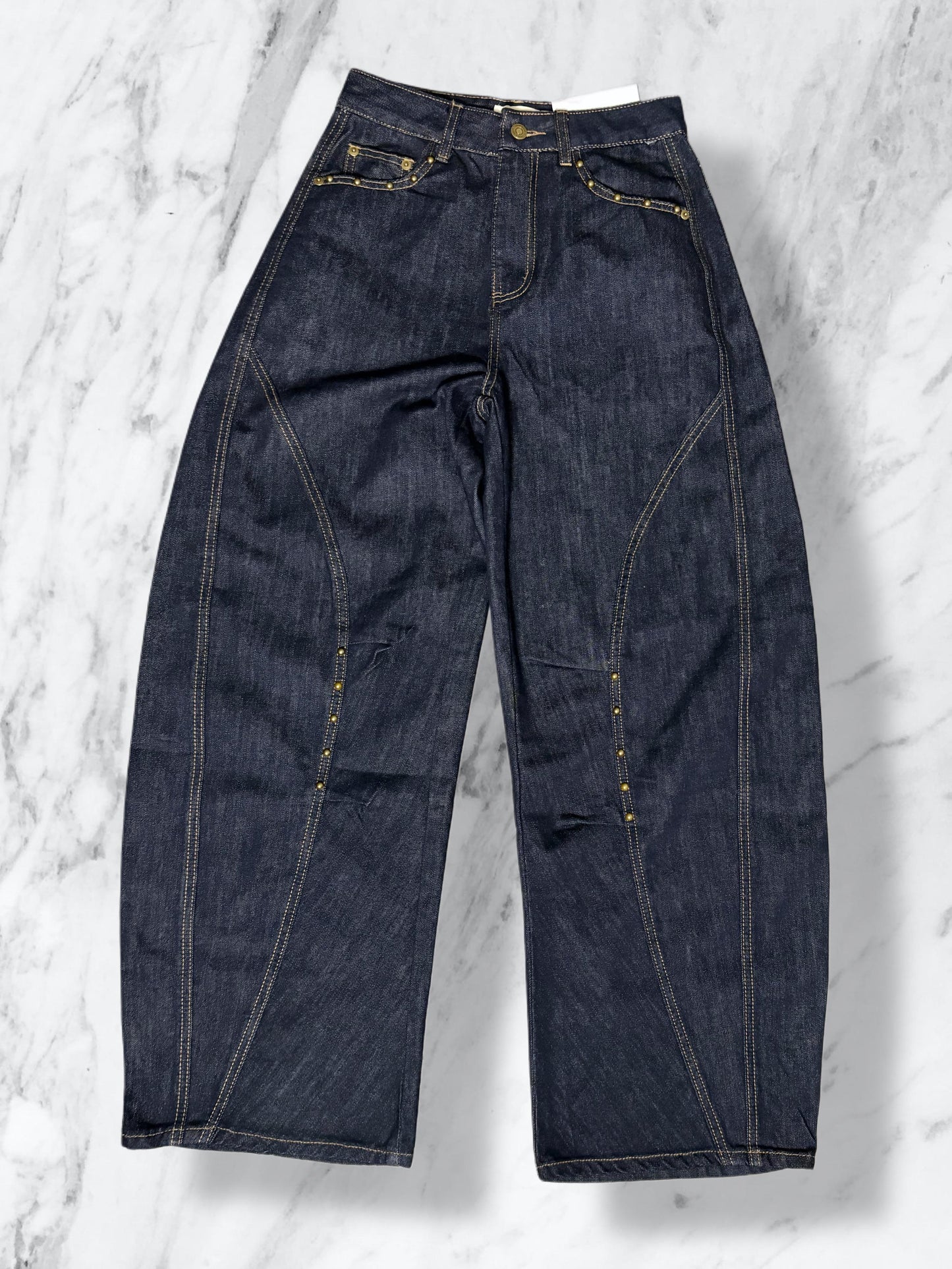 Jeans Balloon con borchiette ModaFilo.com modafilo
