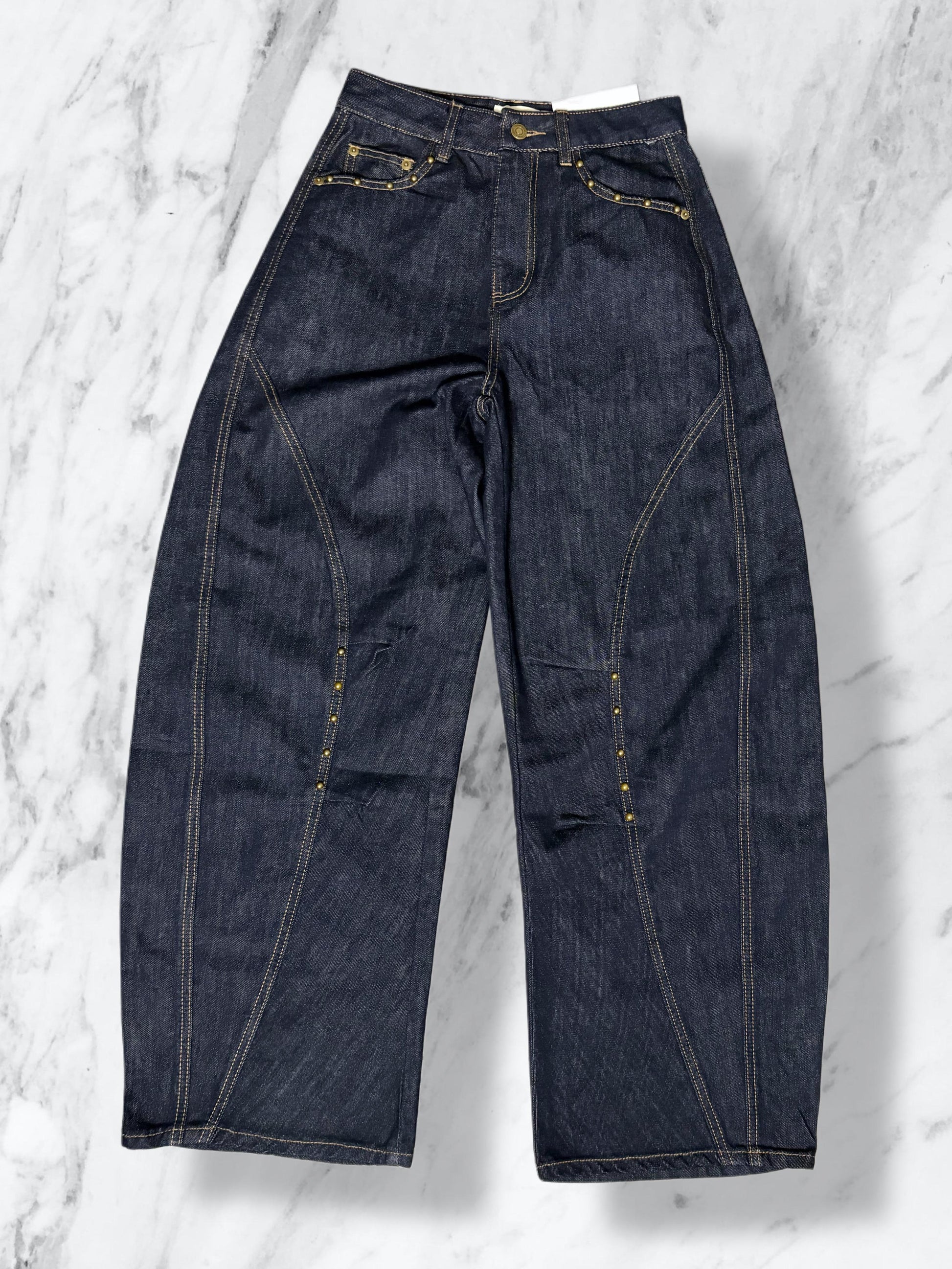 Jeans Balloon con borchiette ModaFilo.com modafilo