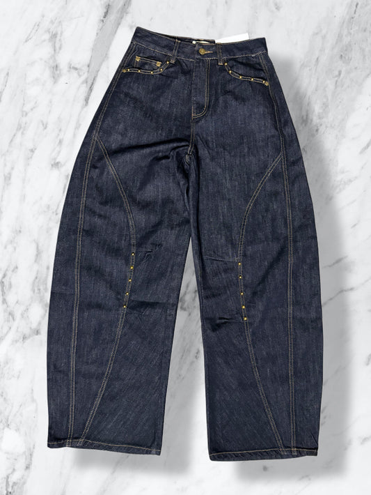Jeans Balloon con borchiette ModaFilo.com modafilo