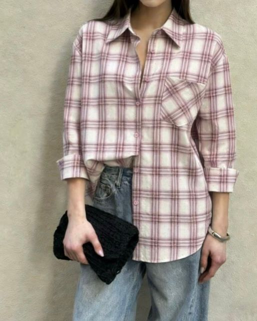 Camicia a quadri strass ModaFilo.com modafilo