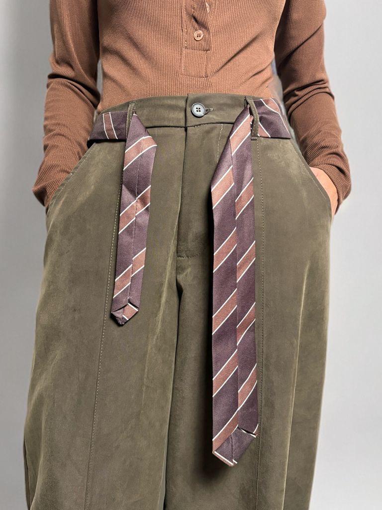 Pantalone balloon con cintura cravatta ModaFilo.com modafilo