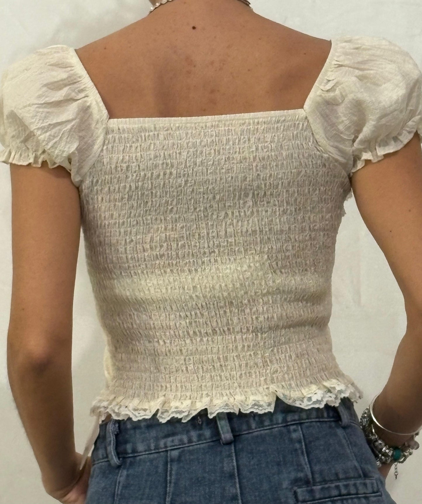 Lace Love - Top effetto corsetto