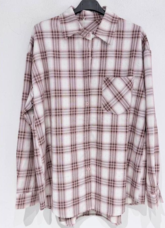 Camicia a quadri strass ModaFilo.com modafilo