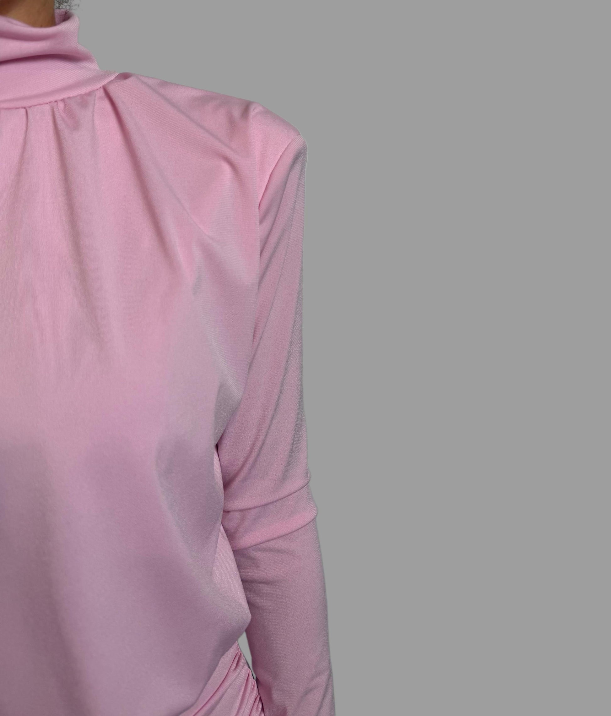 Mini abito drappeggiato rosa ModaFilo.com modafilo