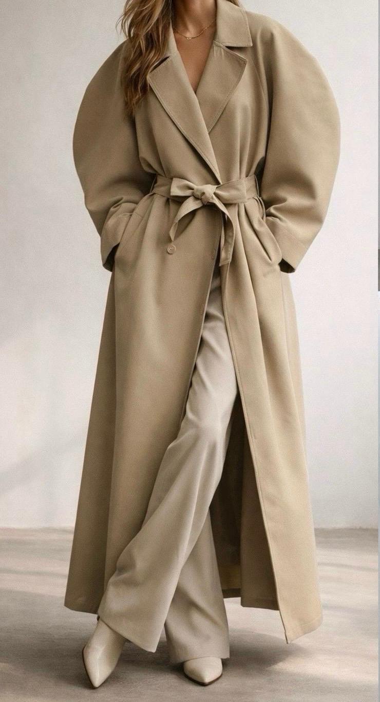 Trench oversize con maniche sbuffo ModaFilo.com modafilo