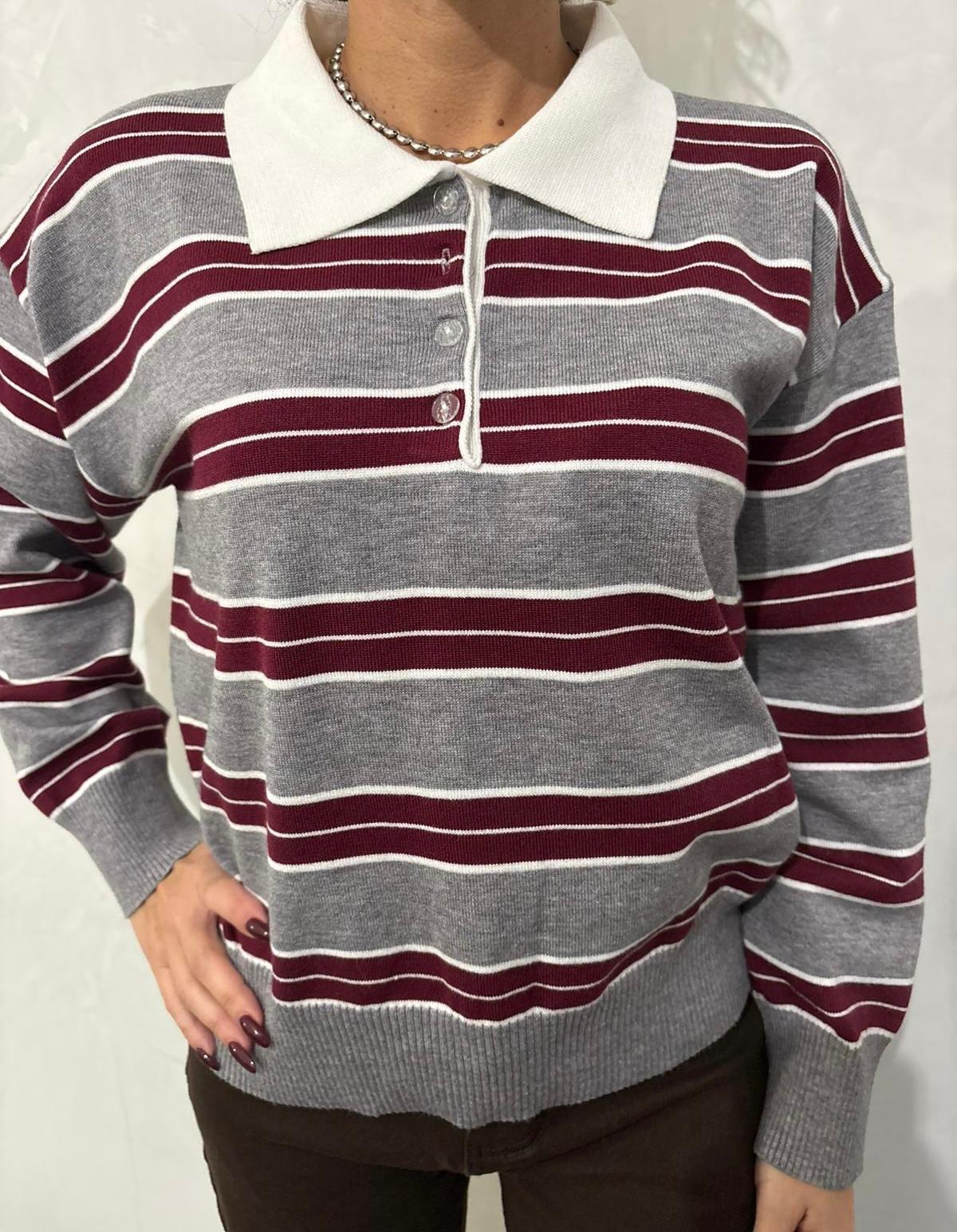 Polo a righe colletto ModaFilo.com modafilo