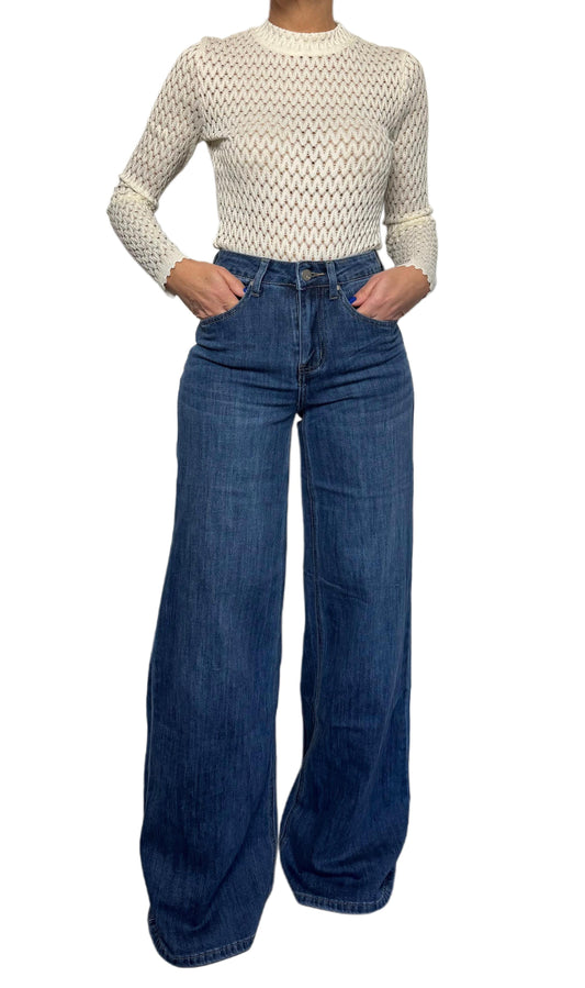 Jeans in denim a zampa ModaFilo.com modafilo