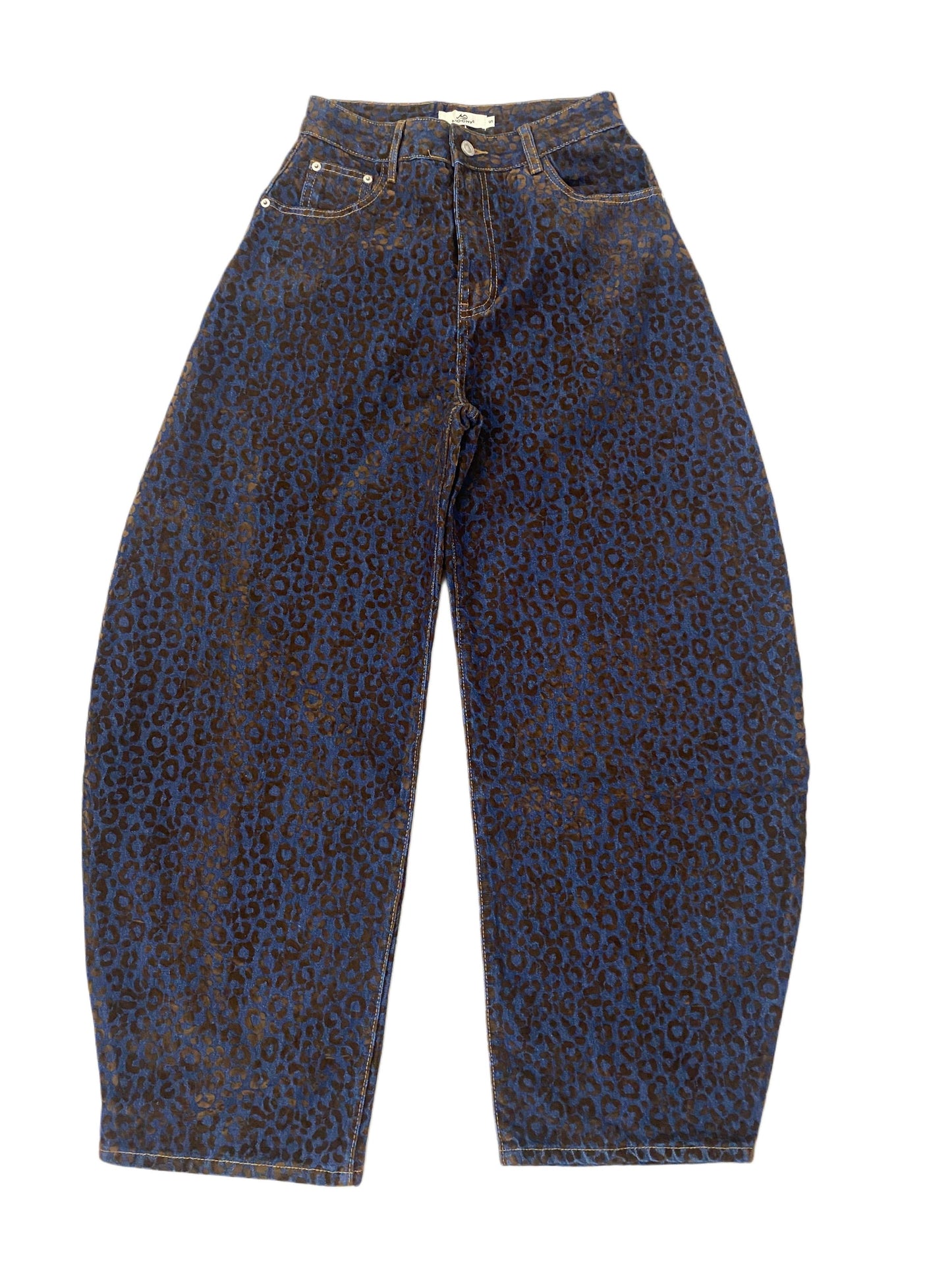 Jeans Baggy balloon maculato in velluto ModaFilo.com modafilo